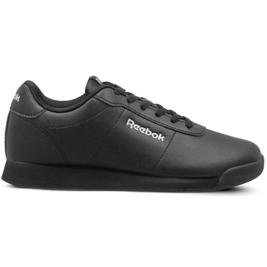 Buty sportowe damskie Reebok na fitness skórzane płaskie Czarne buty sportowe damskie Reebok na fitness royal płaskie