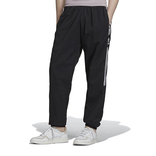 Spodnie męskie czarne Adidas nylonowe 
