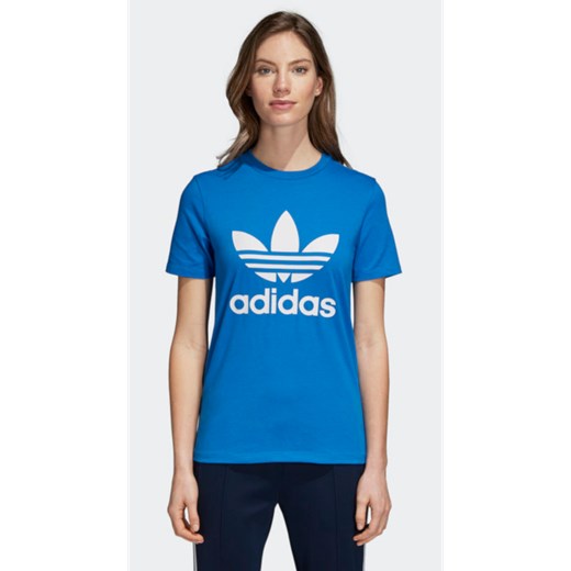 Adidas bluzka sportowa w nadruki z elastanu 