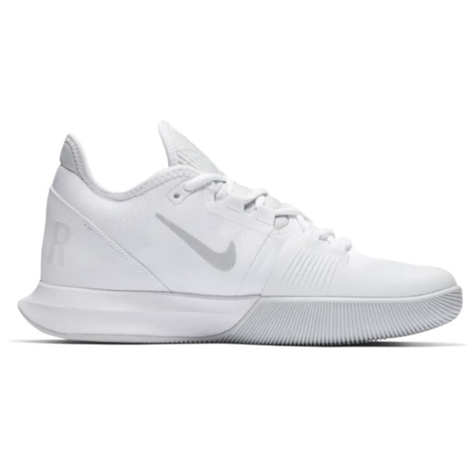 Buty sportowe damskie białe Nike do biegania bez wzorów sznurowane 