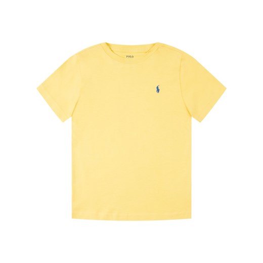 T-shirt chłopięce Polo Ralph Lauren żółty z krótkim rękawem 