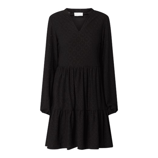 Sukienka z ażurowym wzorem model ‘Kawa’  Vila XL Peek&Cloppenburg 