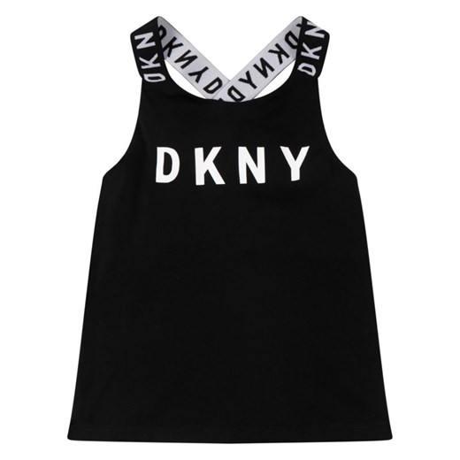 Bluzka dziewczęca DKNY czarna na lato 