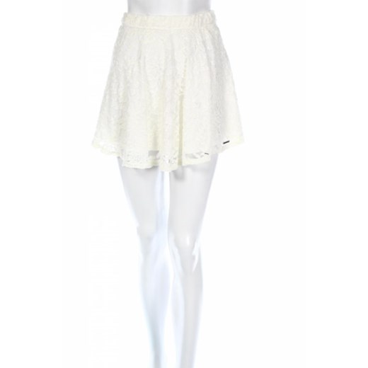 Biała spódnica Abercrombie & Fitch mini