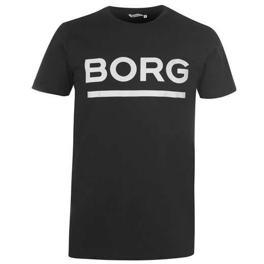 T-shirt męski Björn Borg z napisami na wiosnę 