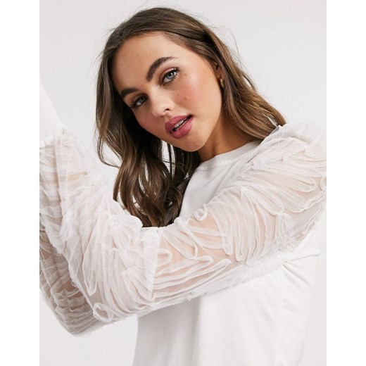 Sweter damski New Look Odzież Damska QV biały NRLN Sweter damski New Look Odzież Damska QV biały NRLN