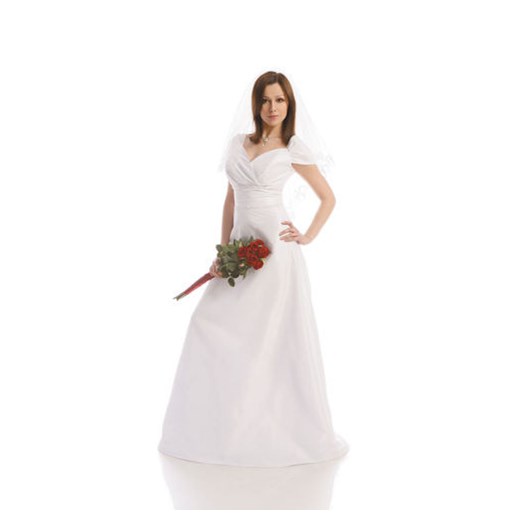 Suknia Ślubna FSS545 BIAŁY ze sklepu fokus.pl w kategorii Sukienki - zdjęcie 84154642