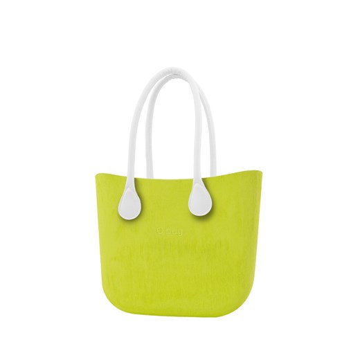 Shopper bag O Bag zielona duża bez dodatków matowa 