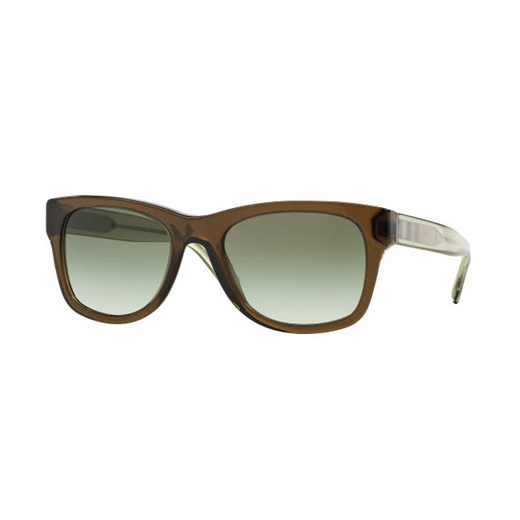 Brązowe transparentne okulary Burberry B 4211 3010/8E 55/20 140 2N Burberry   promocyjna cena ROOMOUTLET.PL 