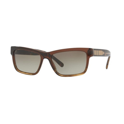 Prostokątne męskie brązowe okulary Burberry B 4225 3598/8E 57/17 145 2N Burberry   okazja ROOMOUTLET.PL 