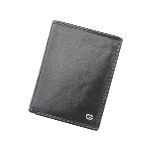 Stylowy skórzany portfel męsk iGregorio N4-CV RFID czarny