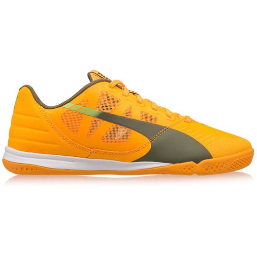 Pomarańczowe buty sportowe męskie Puma evo na wiosnę wiązane 