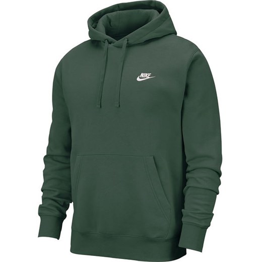 Bluza męska Nike zielona bez wzorów 