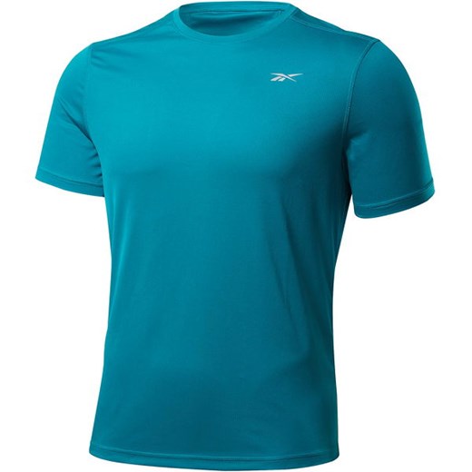 T-shirt męski Reebok Fitness niebieski z krótkimi rękawami 
