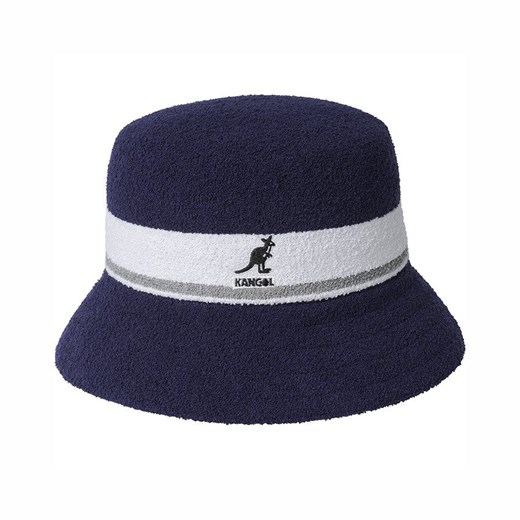 Kangol Kapelusz Bermuda Stripe Bucket niebieski Kangol S okazja bludshop.com