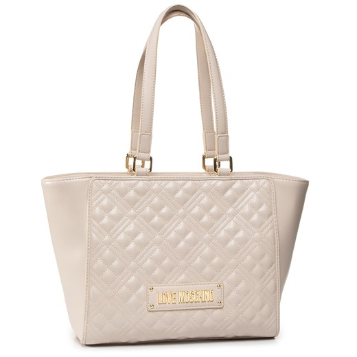 Shopper bag Love Moschino na ramię matowa duża elegancka 