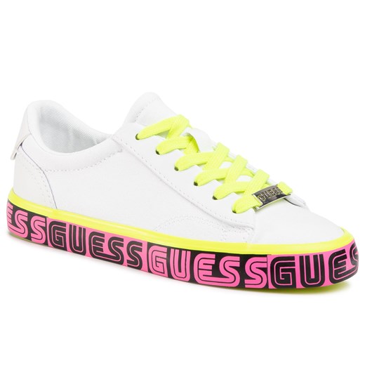 Sneakersy GUESS - Greha FL6GHA FAB12 WHITE  Guess 39 eobuwie.pl