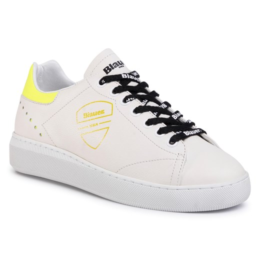 Sneakersy BLAUER - S0KENDALL01/LAN White/Lime  Blauer 38 eobuwie.pl