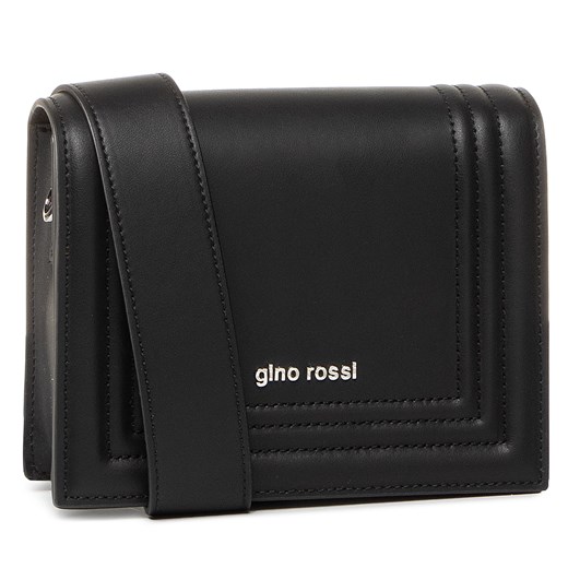 Gino Rossi listonoszka czarna matowa na ramię 