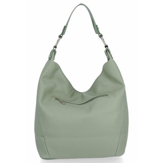 Shopper bag zielona David Jones mieszcząca a5