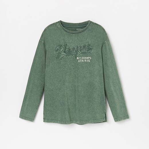 T-shirt chłopięce zielony Reserved 