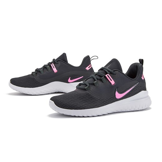 Buty sportowe damskie Nike dla biegaczy sznurowane na płaskiej podeszwie gładkie 
