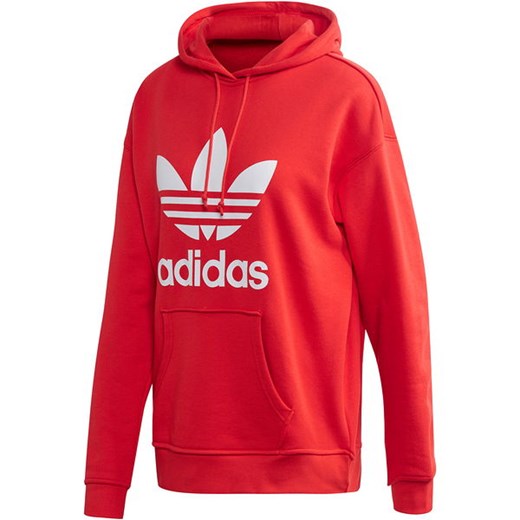 Czerwona bluza damska Adidas Originals krótka 