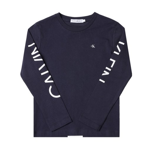 T-shirt chłopięce Calvin Klein jeansowy 
