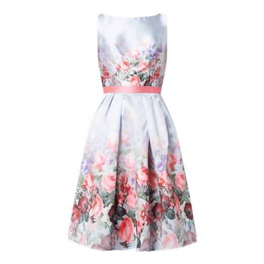 Sukienka koktajlowa z kwiatowym wzorem model ‘Alize’ Chi Chi London  36 Peek&Cloppenburg 