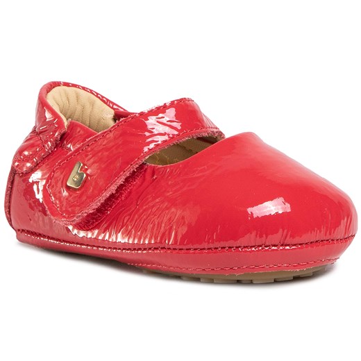 Czerwone buciki niemowlęce Bibi na rzepy 