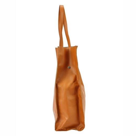 Shopper bag Patrizia Piu duża na ramię skórzana matowa 