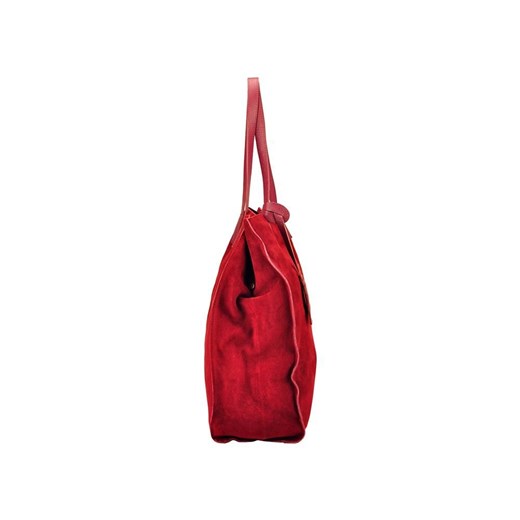 Shopper bag szara Patrizia Piu duża bez dodatków matowa 