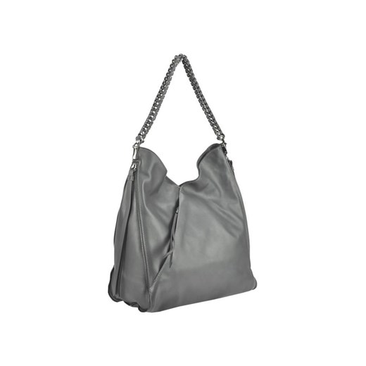 Shopper bag Pierre Cardin duża na ramię matowa z frędzlami 