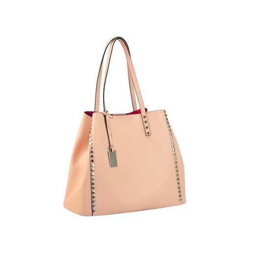 Shopper bag Patrizia Piu ze zdobieniami duża bez dodatków elegancka 