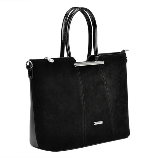 Sylvia Rosa shopper bag mieszcząca a8 bez dodatków matowa elegancka do ręki 