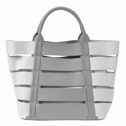 Shopper bag Lookat wielokolorowa zdobiona mieszcząca a6 bez dodatków 