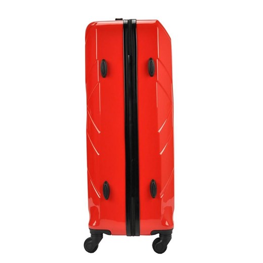 Czerwona walizka Gregorio dla kobiet 