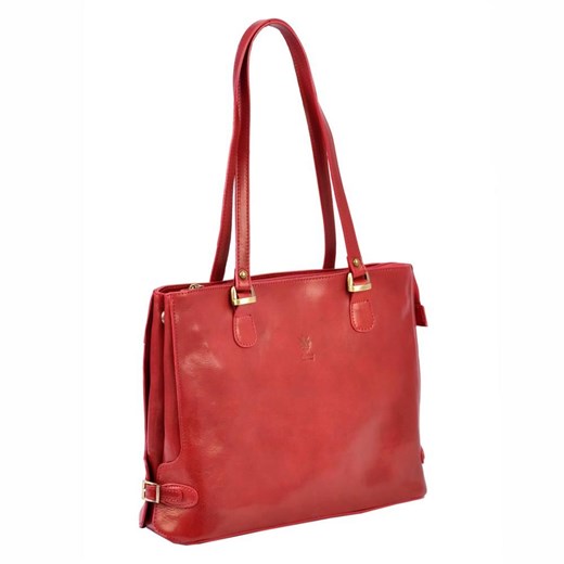 Shopper bag Florence bez dodatków na ramię duża matowa elegancka 