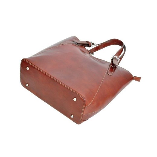 Shopper bag Florence pomarańczowy boho mieszcząca a7