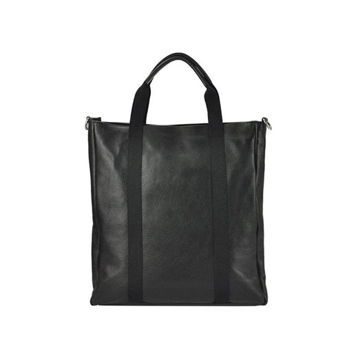 Patrizia Piu shopper bag w stylu młodzieżowym do ręki ze skóry bez dodatków matowa 