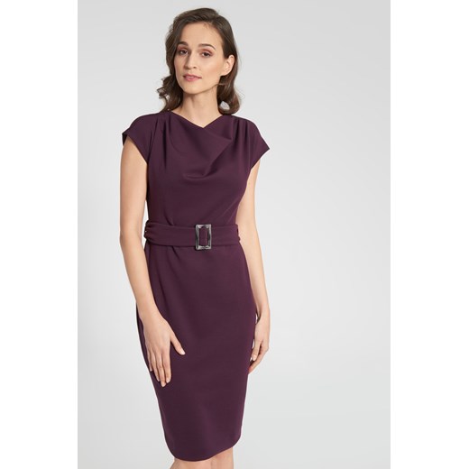 Quiosque sukienka elegancka dopasowana z krótkim rękawem