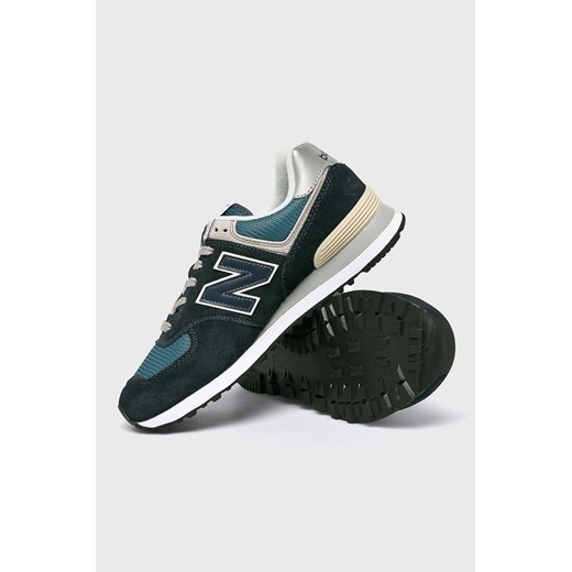 Buty sportowe męskie New Balance new 575 letnie ze skóry młodzieżowe 