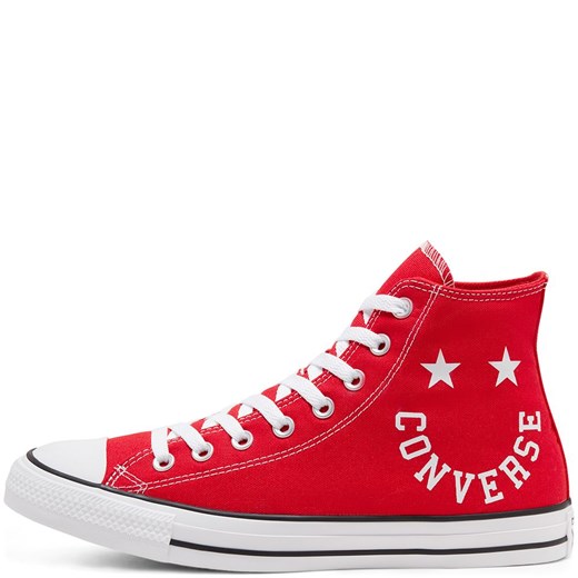 Trampki damskie Converse all star sznurowane czerwone 