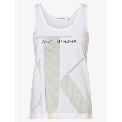 Calvin Klein Jeans - Top damski, biały  Calvin Klein M vangraaf