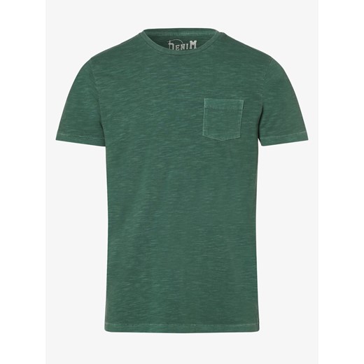 DENIM by Nils Sundström - T-shirt męski, zielony Denim By Nils Sundström  XXL vangraaf