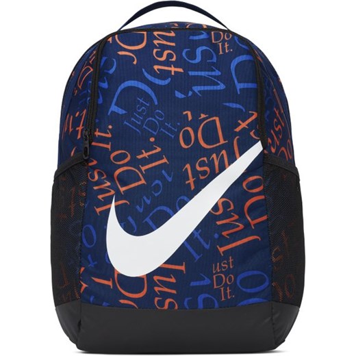 Plecak dla dzieci niebieski Nike w nadruki 