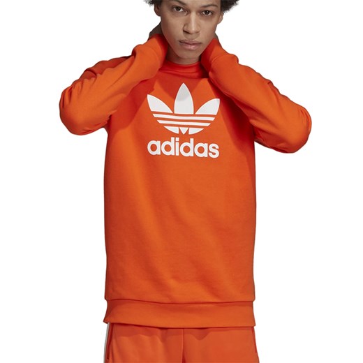 Bluza męska Adidas bawełniana jesienna z napisem 