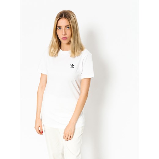 Bluzka damska Adidas Originals z okrągłym dekoltem z bawełny z krótkim rękawem 