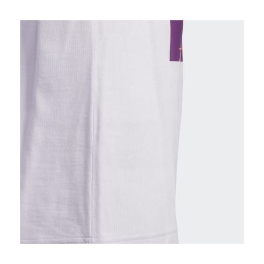 Adidas t-shirt chłopięce biały z krótkim rękawem 