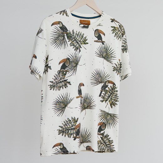 T-shirt męski Reserved na wiosnę z krótkim rękawem